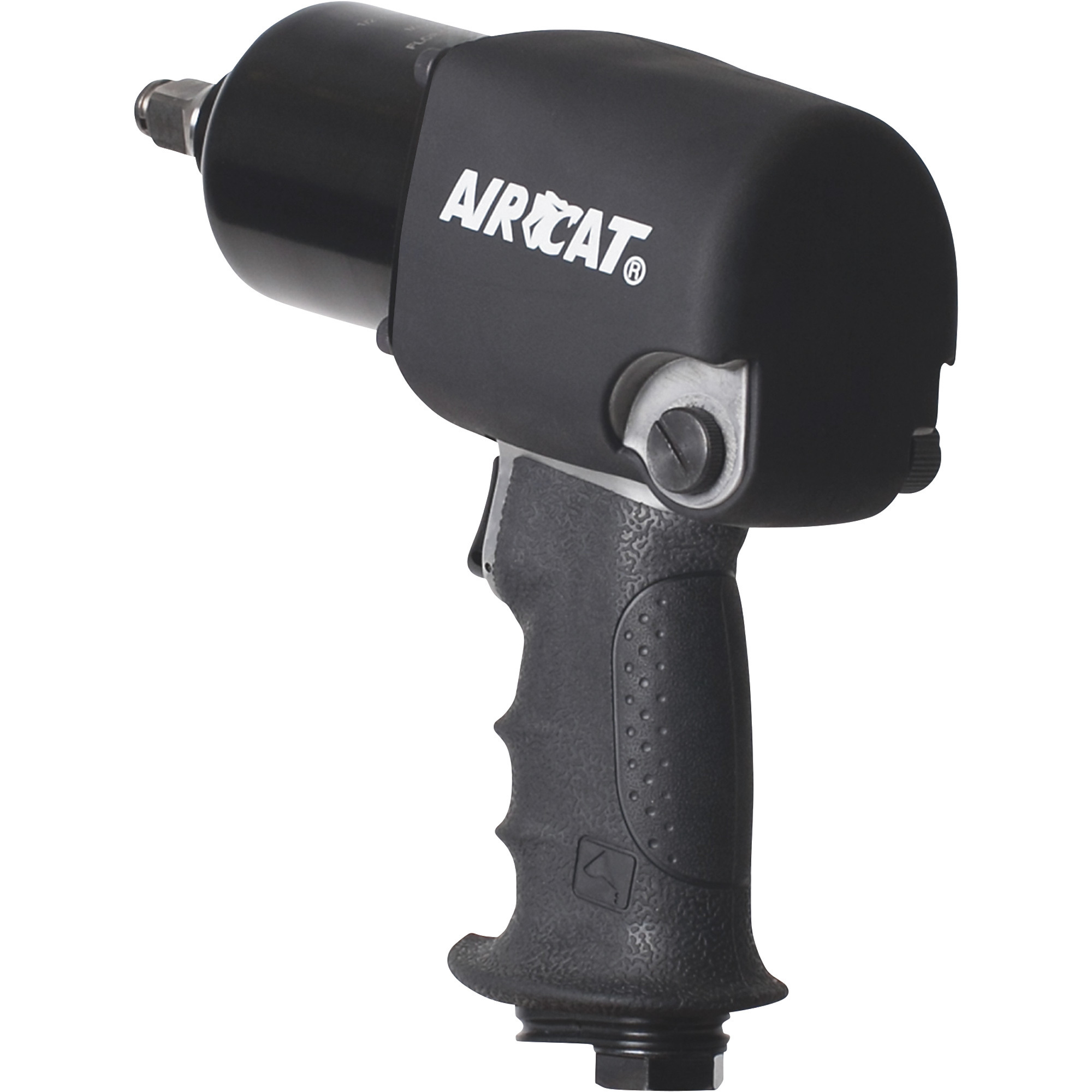 AIRCAT Aluminum Air Impact Wrench, 1/2in. Drive, 725ft./lbs. Torque, Model# 1460-XL